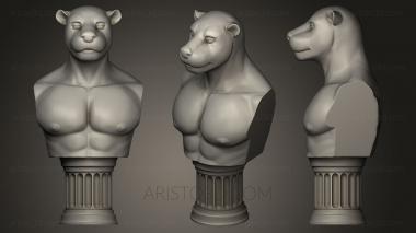 Busts of heroes and monsters (BUSTH_0015) 3D model for CNC machine